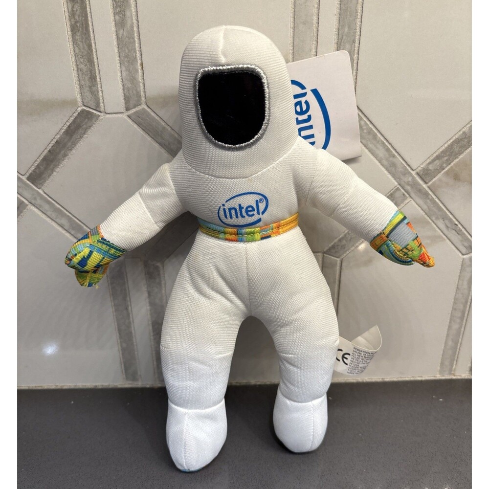 2012 Intel Bunny People White 8” Clean Room Technician Advertising Doll With Tag
